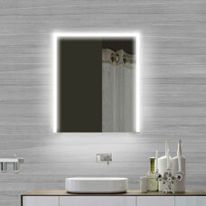 LED Spiegelschrank 60x70 mit Steckdose Design Badezimmer Spiegel Kaltweiss / Warmweiss