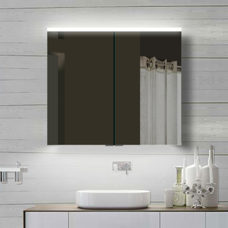 LED Badschrank 80x70cm Kaltweiss Badezimmer Spiegel