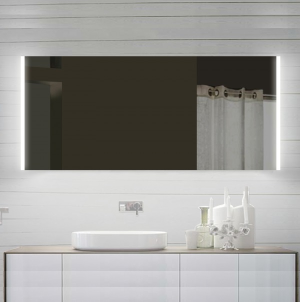 Badezimmerspiegel mit LED 140x72cm Badspiegel